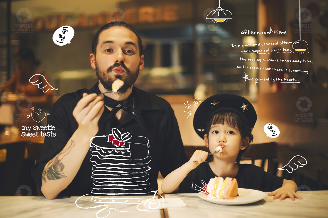  午后阳光咖啡馆_成都亲子照