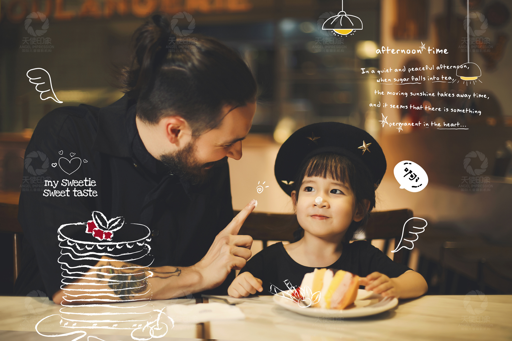  午后阳光咖啡馆_成都亲子照