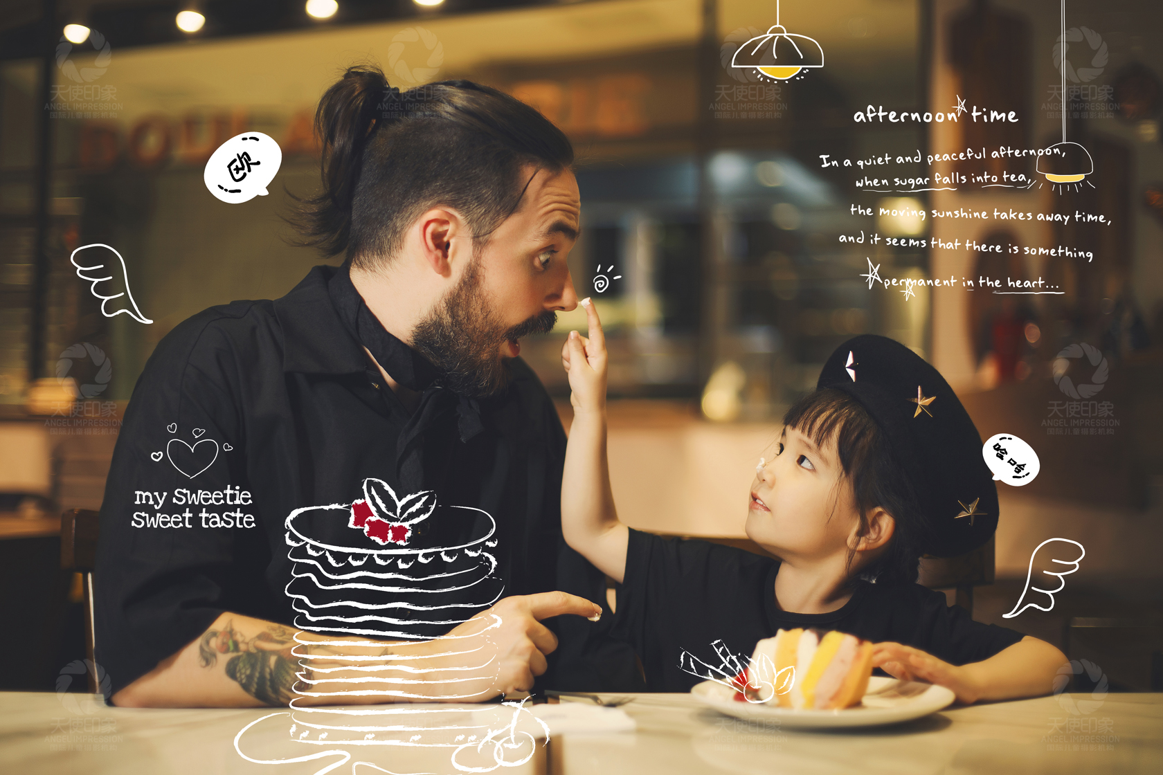  午后阳光咖啡馆_成都亲子照