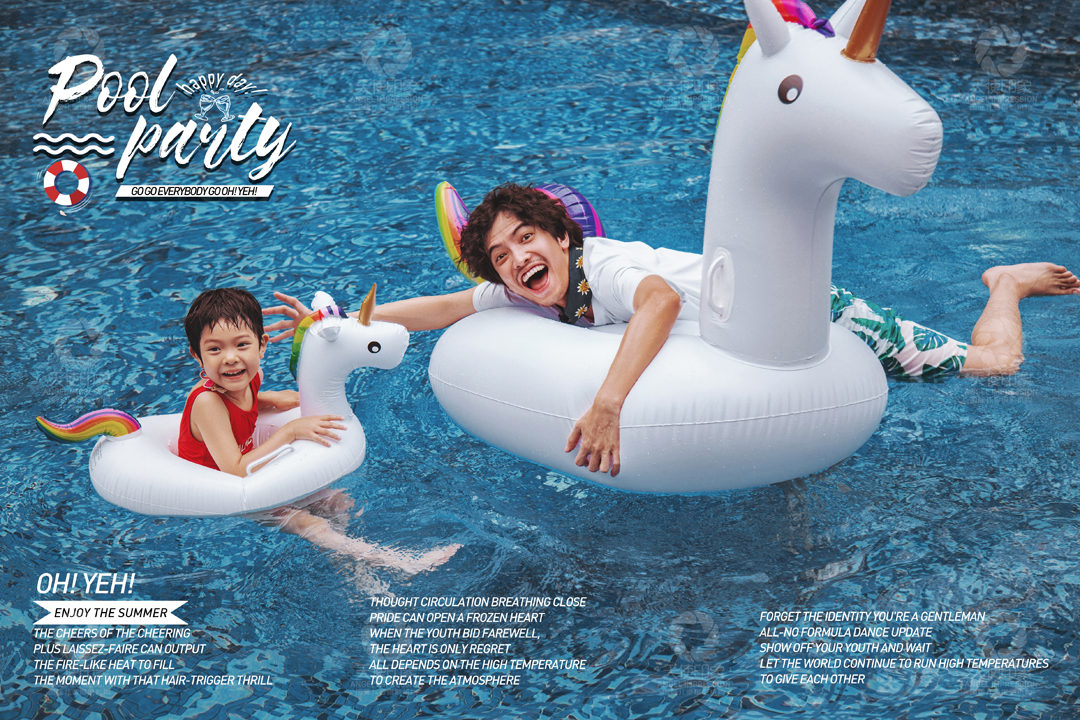 泳池派对  Pool Party_成都亲子照