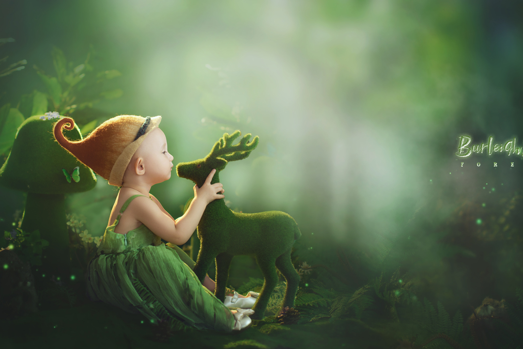 伯利夏尔的森林_宝宝照