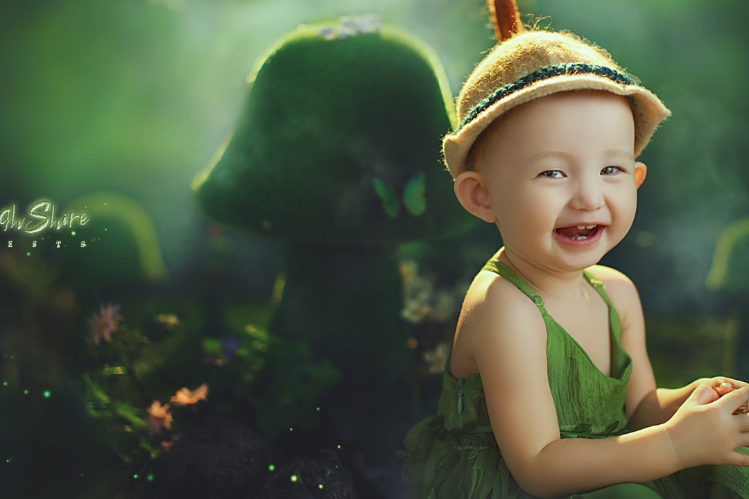 伯利夏尔的森林_宝宝照