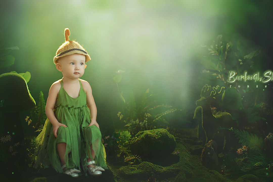 伯利夏尔的森林_宝宝照