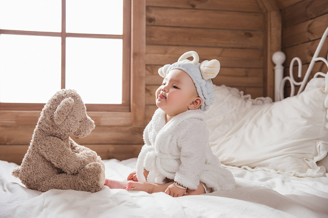 浴袍宝宝_宝宝照