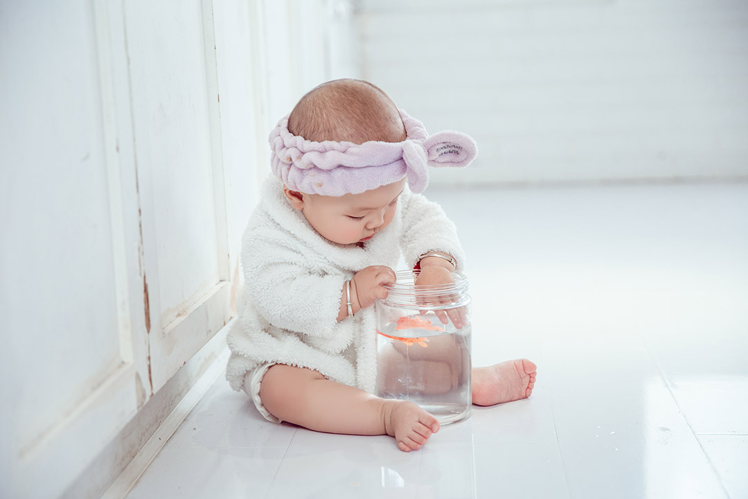浴袍宝宝_宝宝照