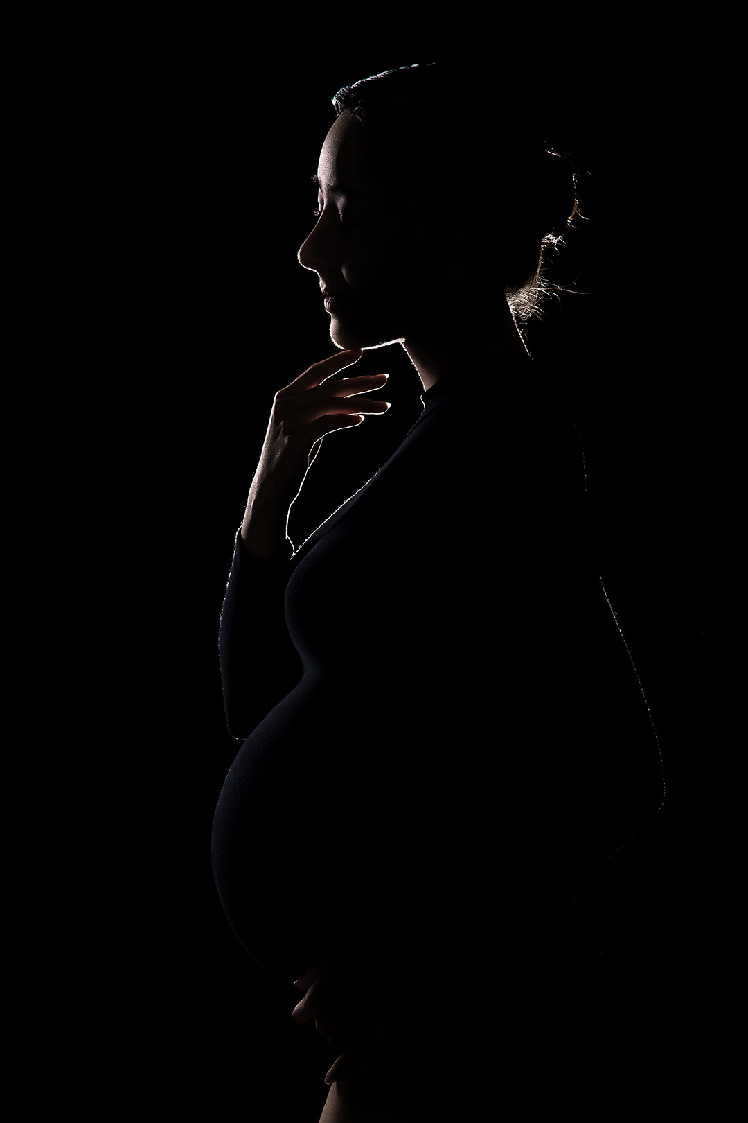 黑暗中的舞者_成都孕妈照