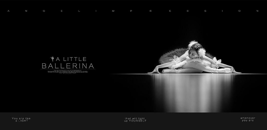芭蕾A Little Ballerina  _成都儿童摄影_欧美馆