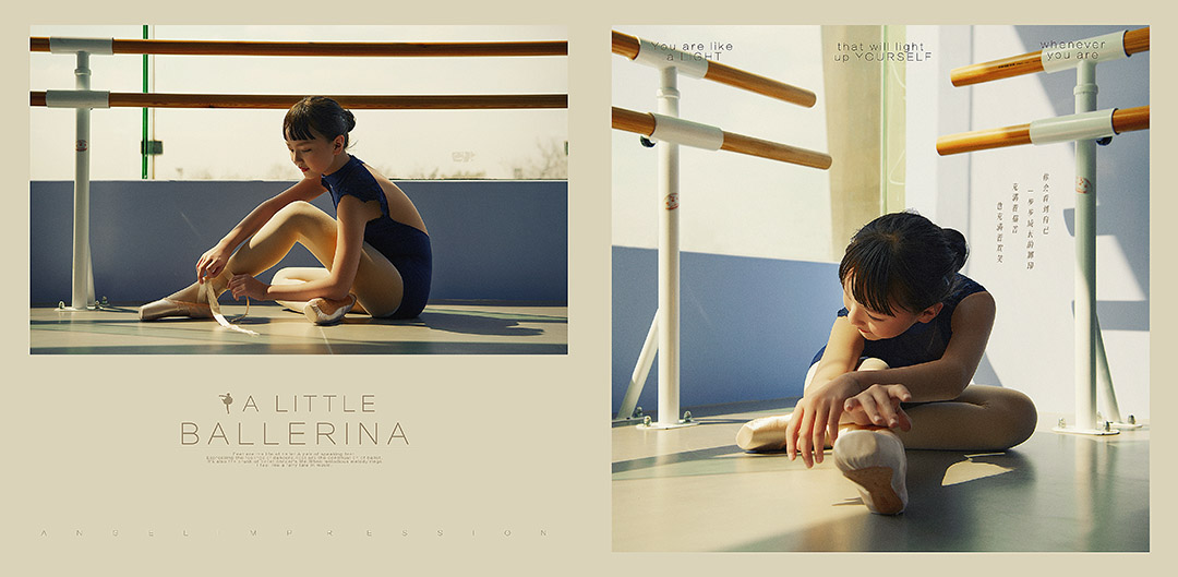 芭蕾A Little Ballerina  _成都儿童摄影_欧美馆