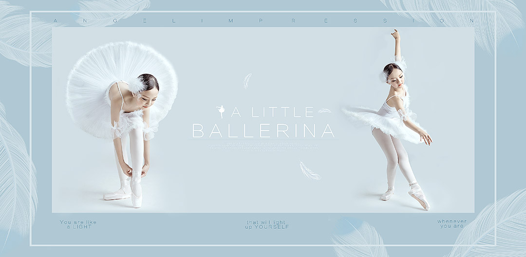 芭蕾A Little Ballerina  _成都儿童摄影_欧美馆
