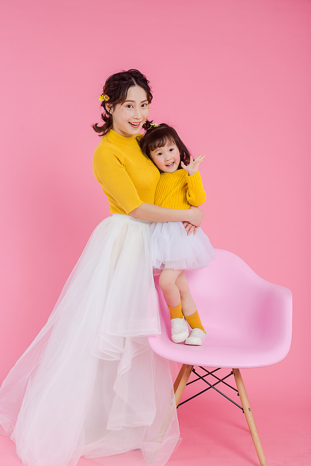 满满的爱_亲子照，