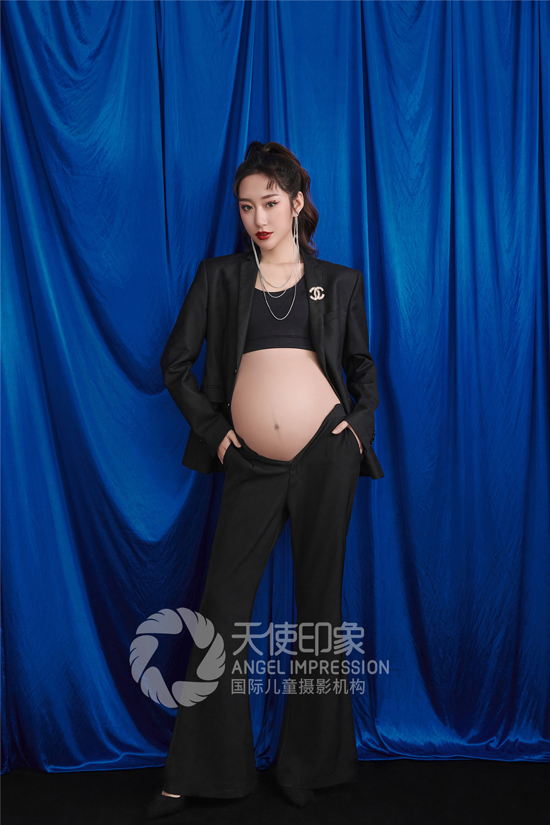 蓝夜之深_成都孕妇照_轻奢馆