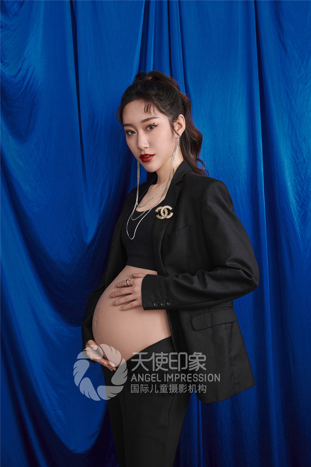 蓝夜之深_成都孕妇照_轻奢馆