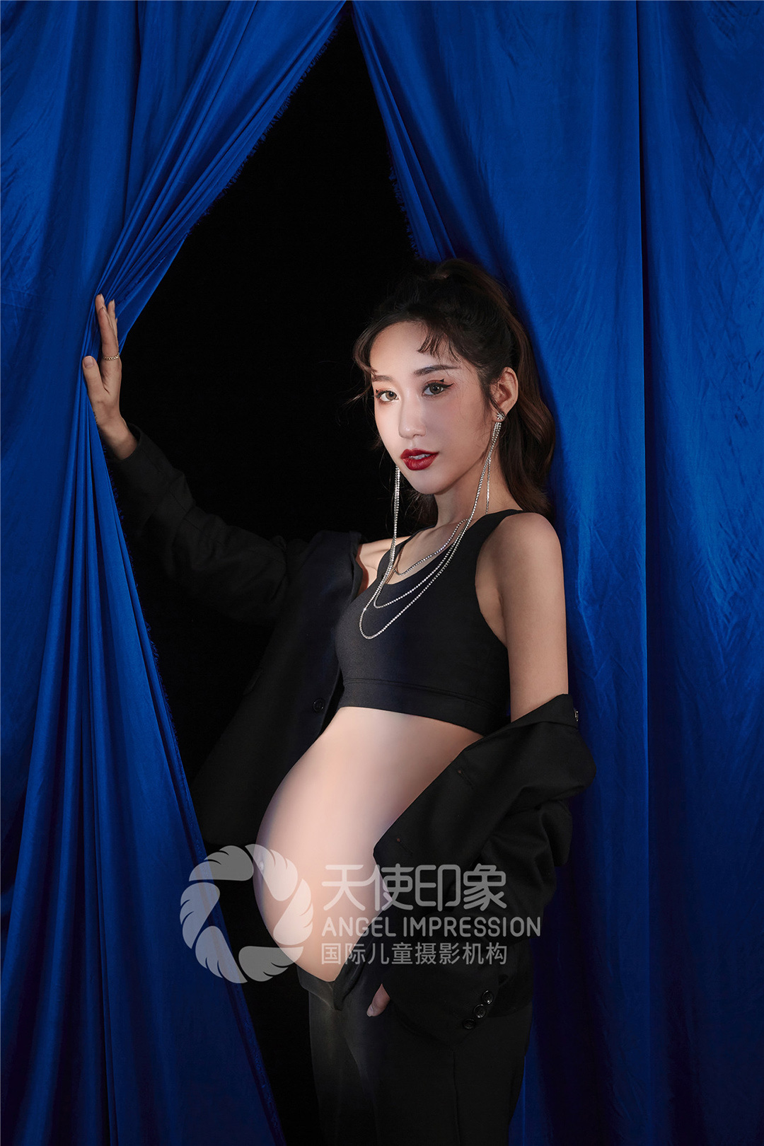 蓝夜之深_成都孕妇照_轻奢馆