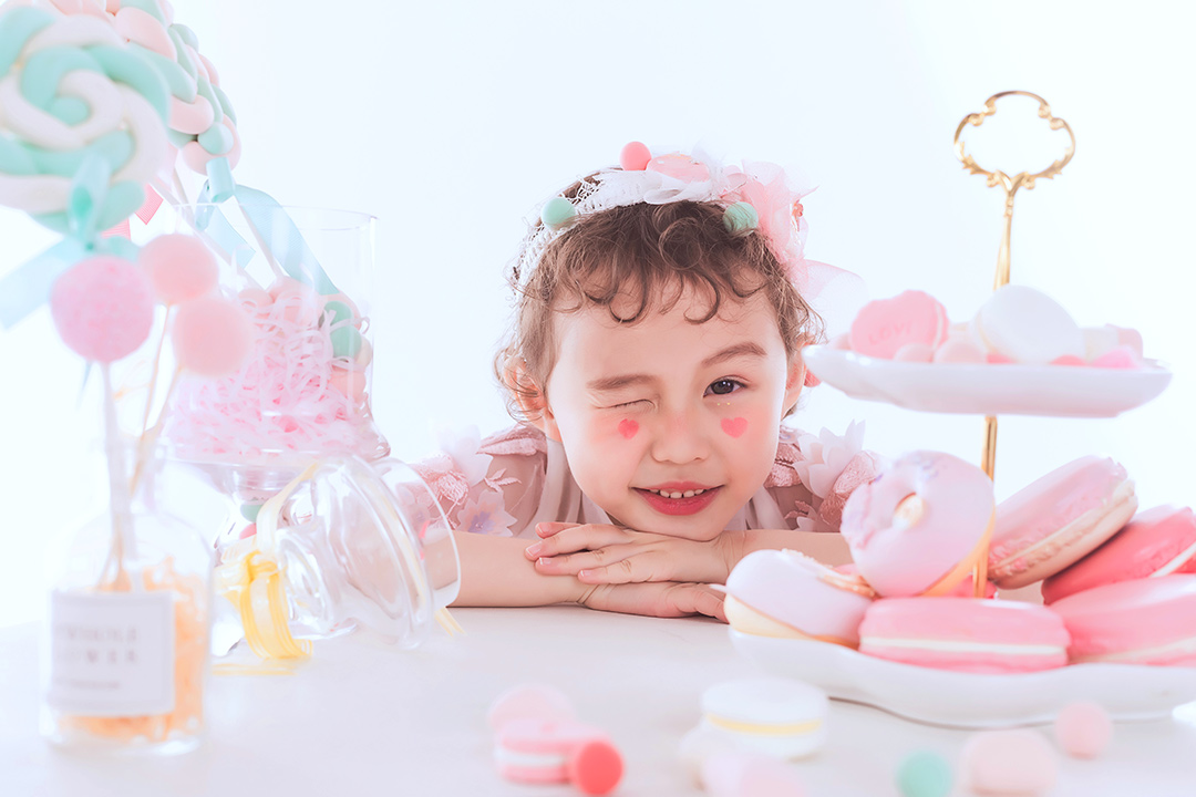 甜蜜马卡龙 _成都儿童摄影_欧美馆