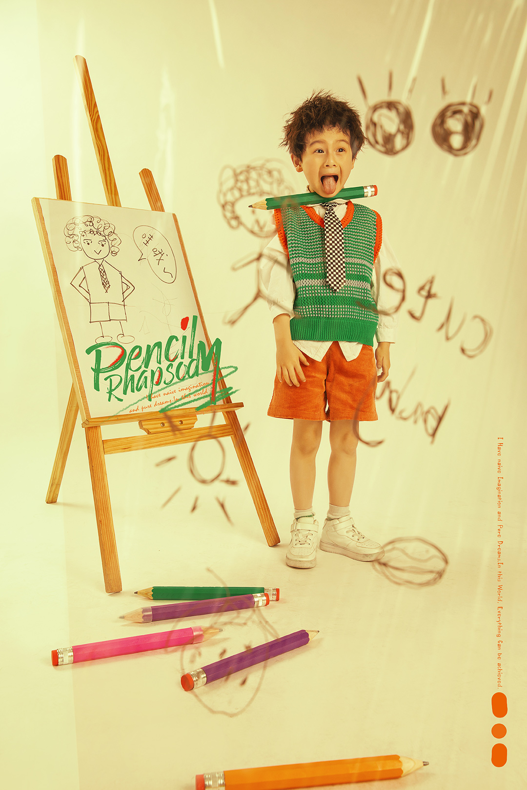 铅笔狂想_成都儿童摄影_欧美馆