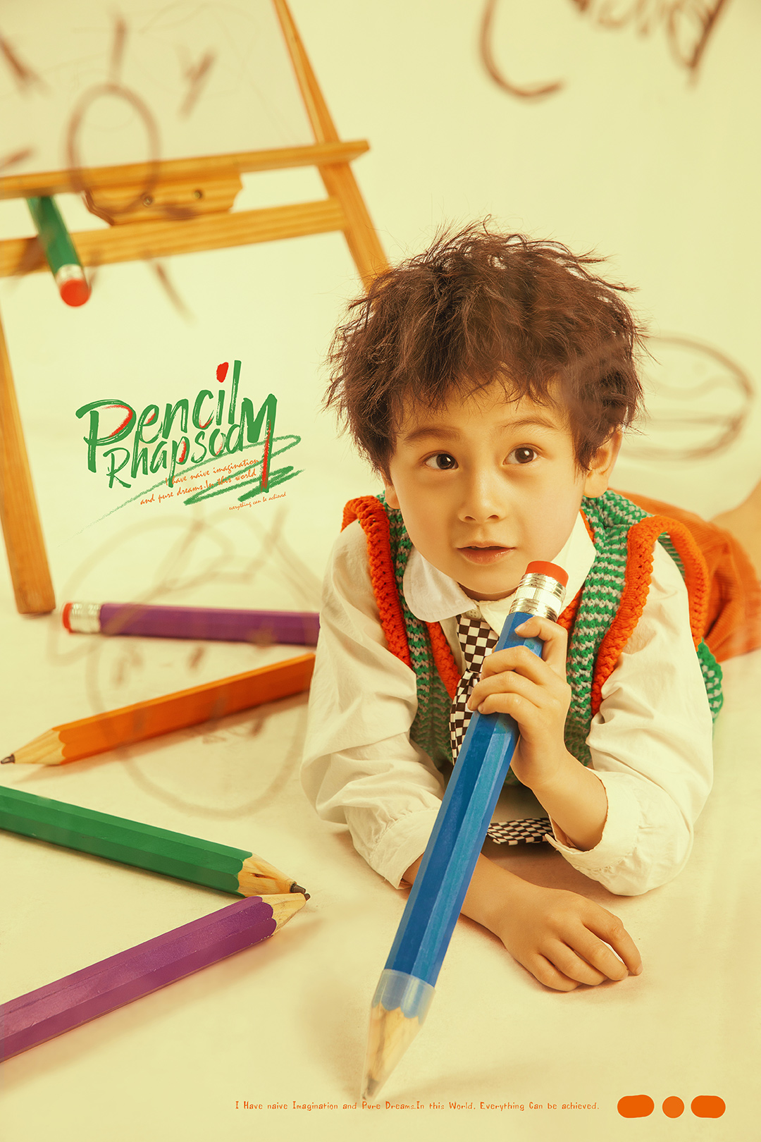 铅笔狂想_成都儿童摄影_欧美馆