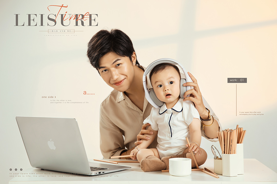 Leisure-time父亲节_成都孕妇照_亲子馆