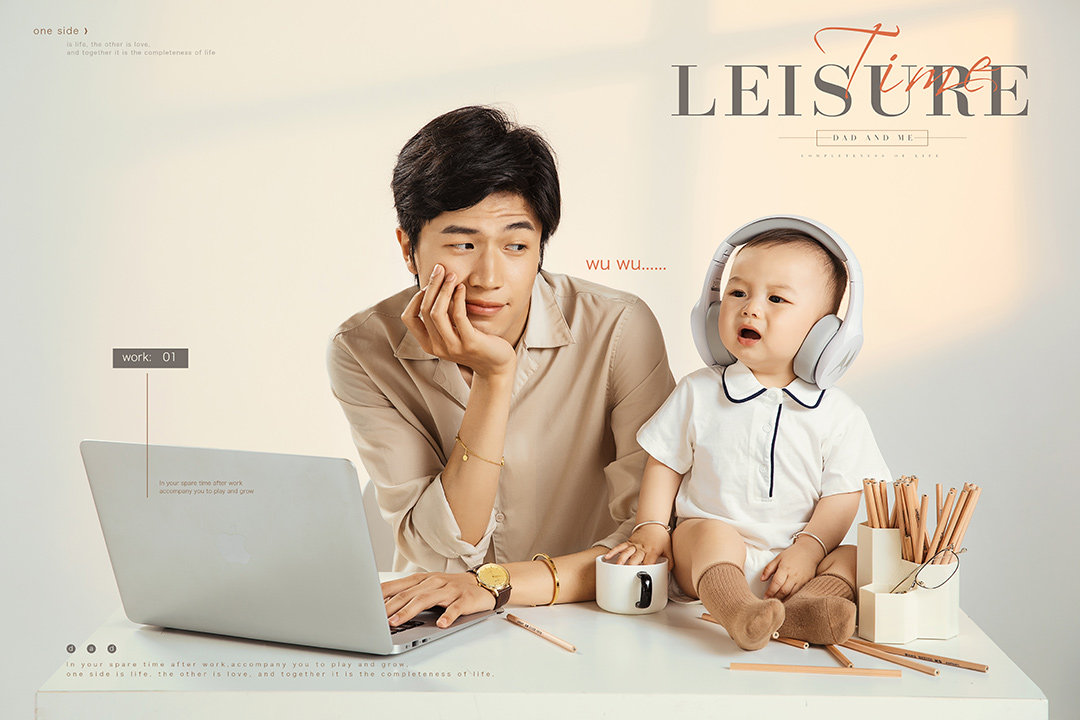 Leisure-time父亲节_成都孕妇照_亲子馆