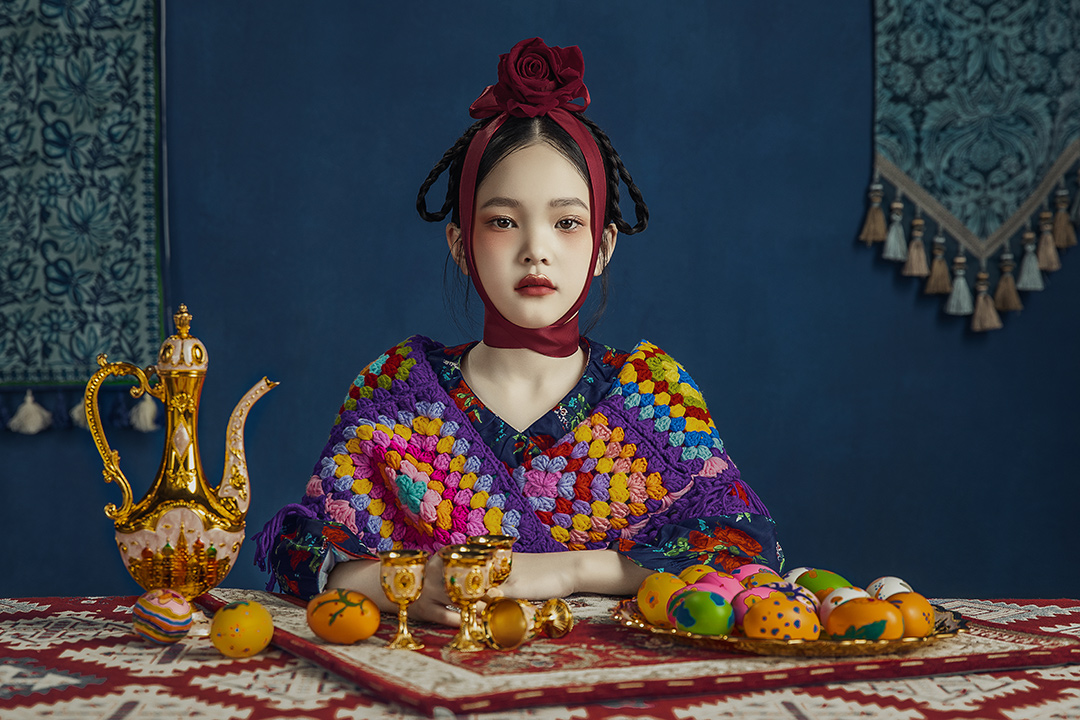 米亚的晚餐_成都儿童摄影_欧美馆