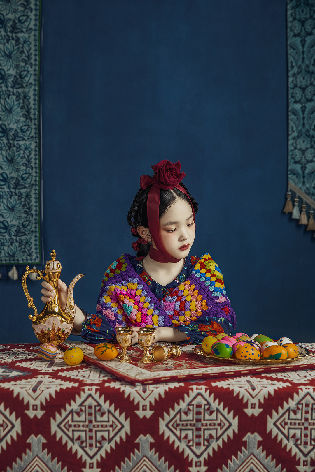 米亚的晚餐_成都儿童摄影_欧美馆