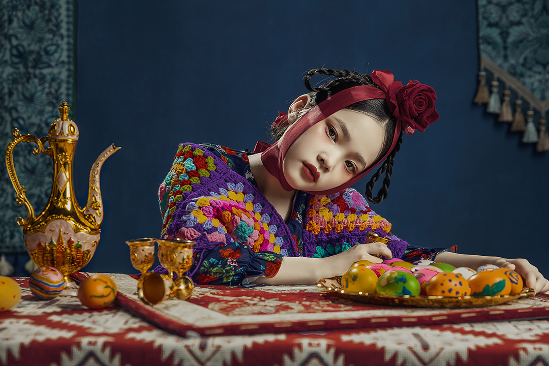 米亚的晚餐_成都儿童摄影_欧美馆