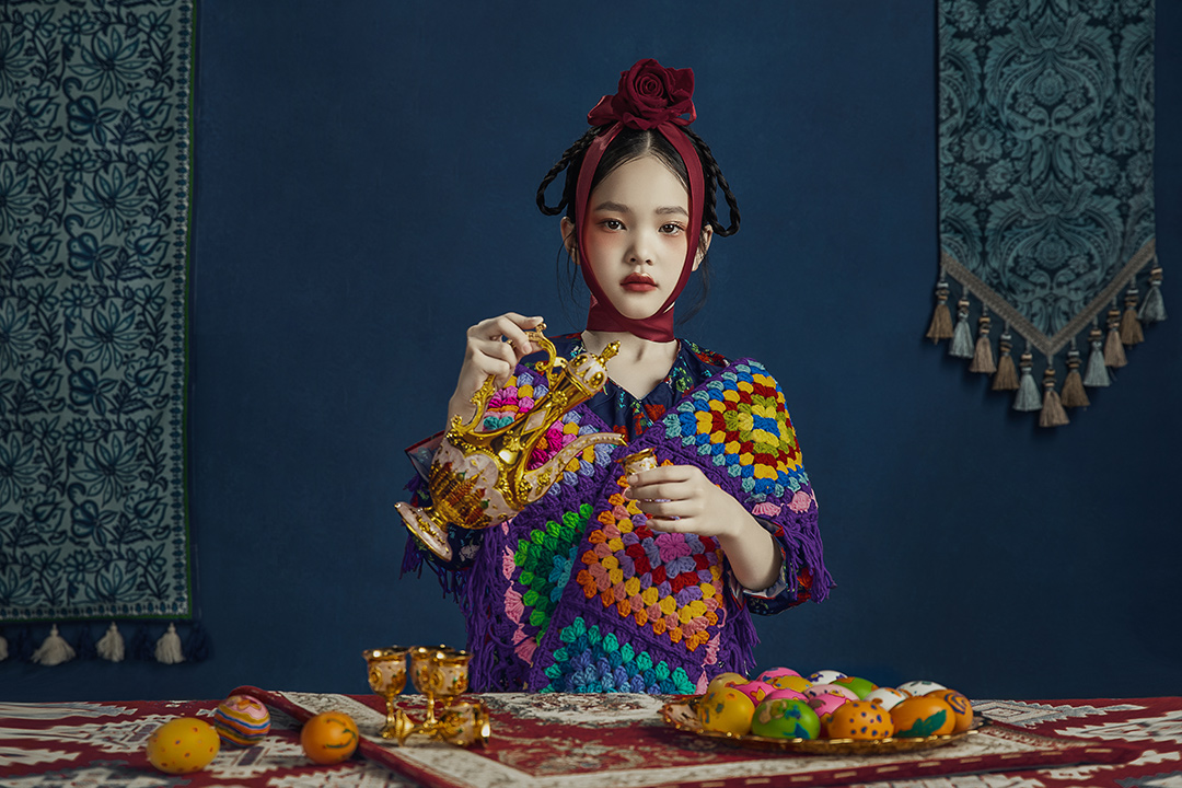 米亚的晚餐_成都儿童摄影_欧美馆