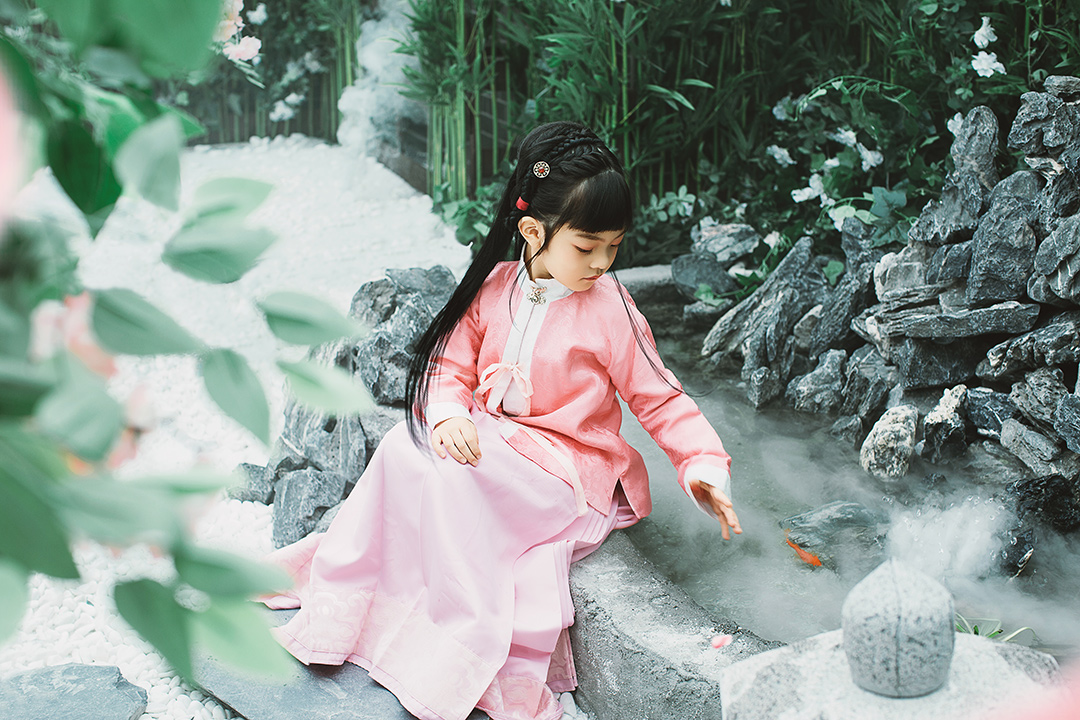 桃花三月_成都儿童摄影_花锦馆