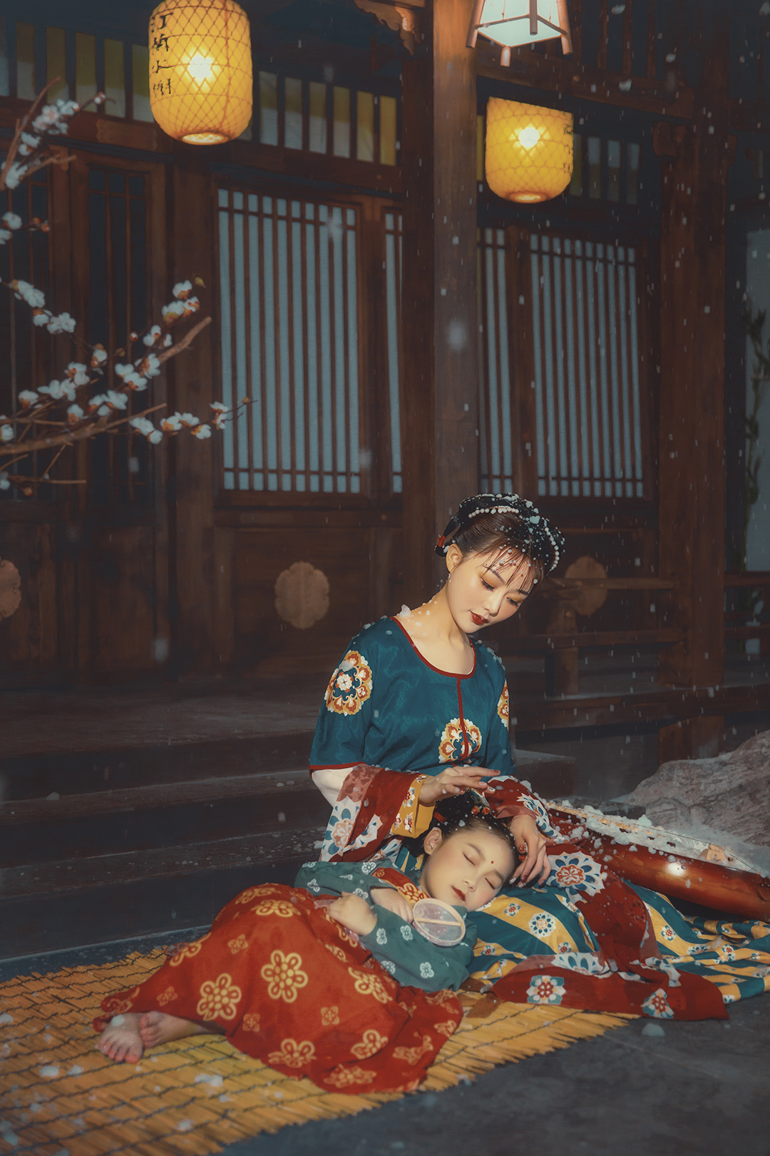 玉楼夜雪_成都儿童摄影_花锦馆