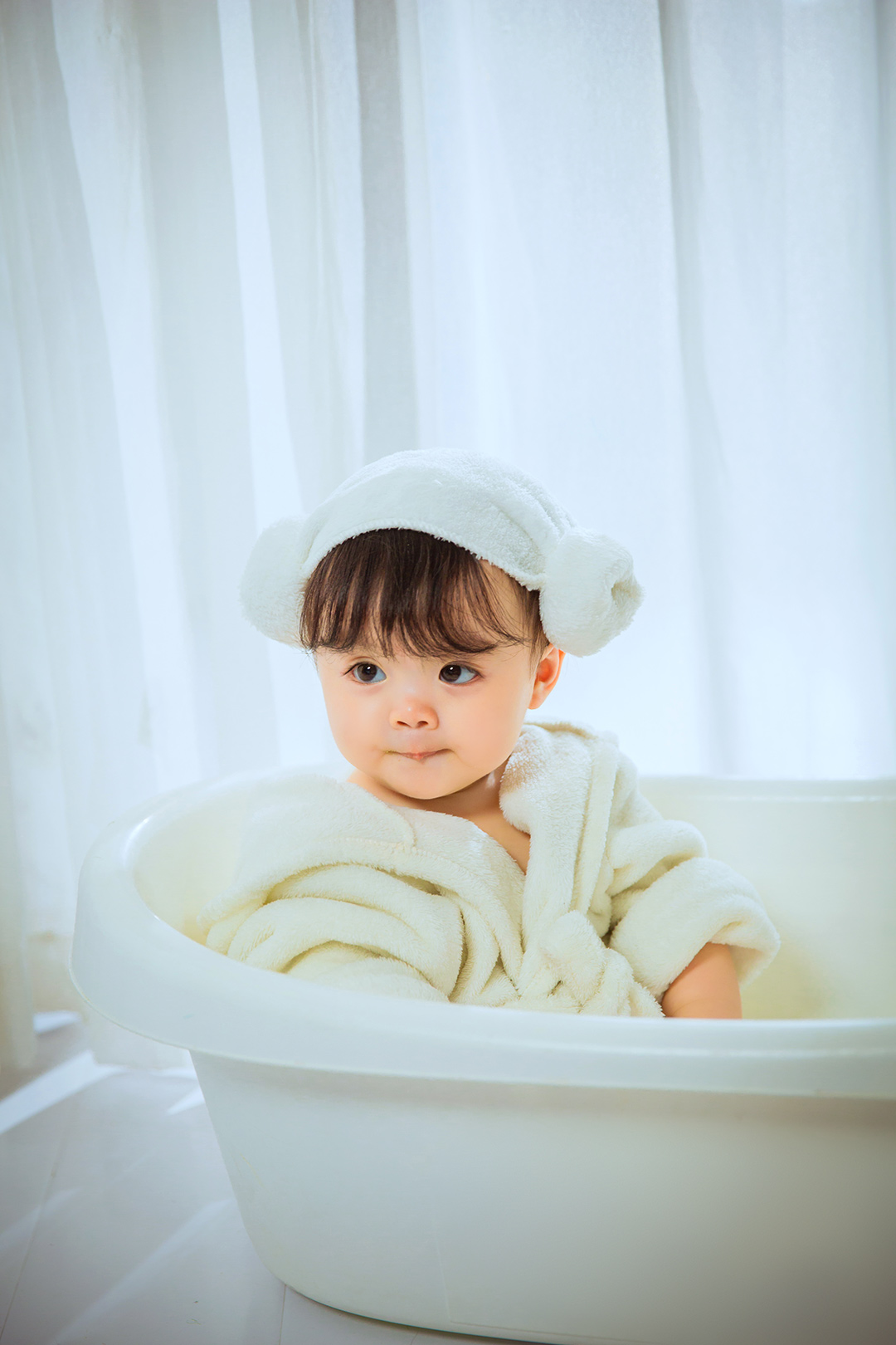 浴巾天使_成都宝宝照