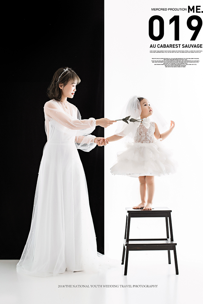 Black and white_成都亲子照_亲子馆