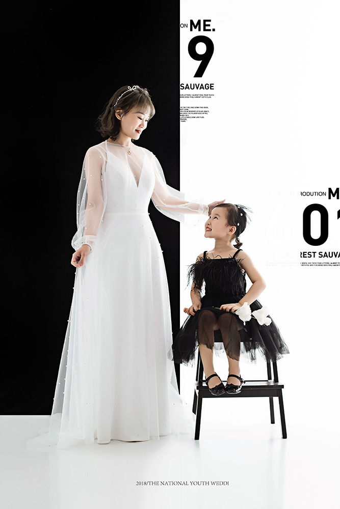 Black and white_成都亲子照_亲子馆