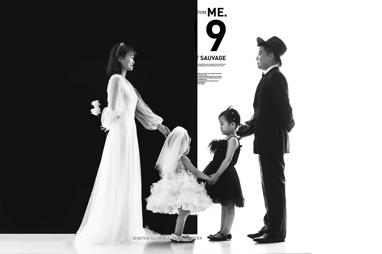 Black and white_成都亲子照_亲子馆