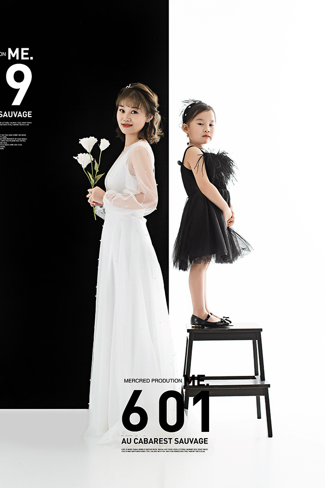 Black and white_成都亲子照_亲子馆