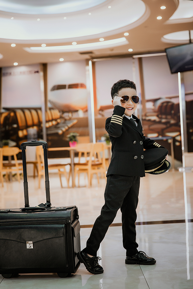 机长男孩_成都宝宝照