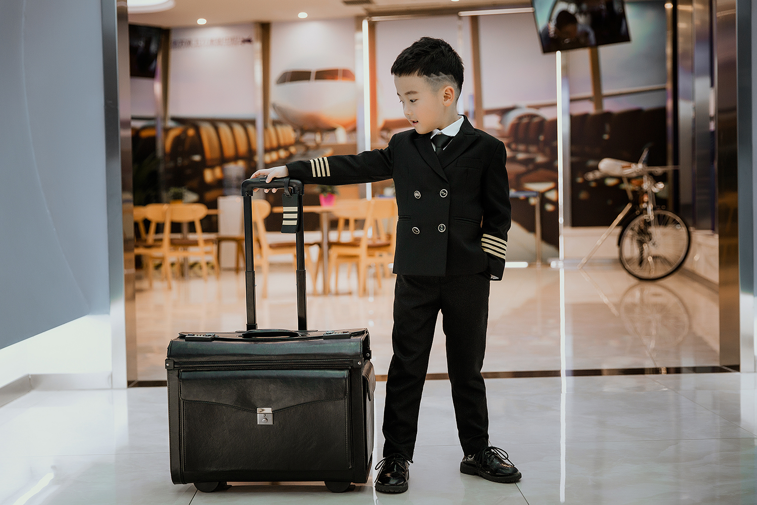 机长男孩_成都宝宝照