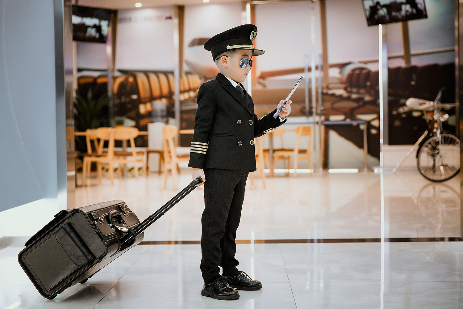 机长男孩_成都宝宝照