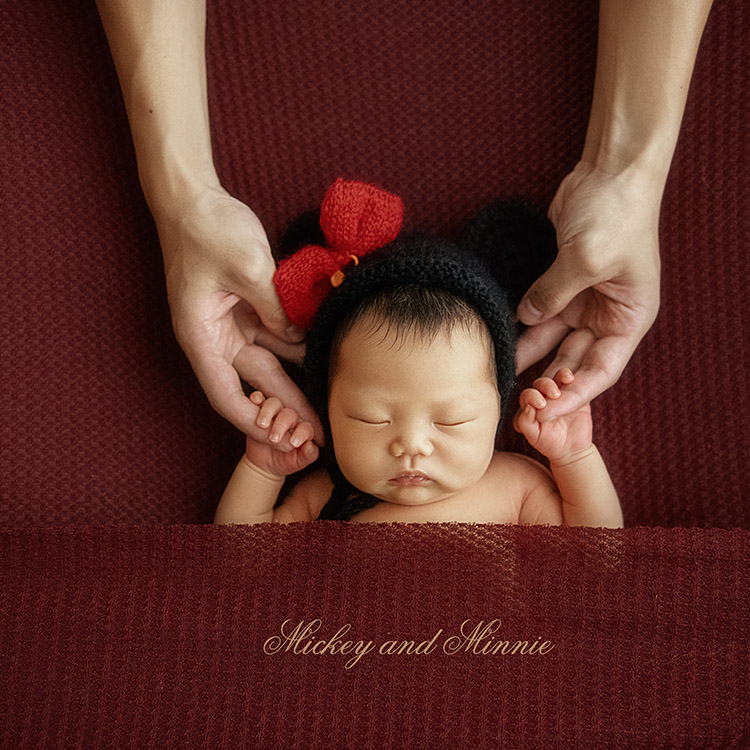 米奇米妮_成都新生儿摄影