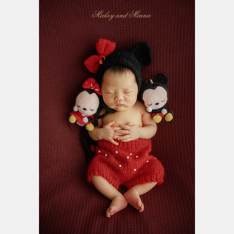 米奇米妮_成都新生儿摄影
