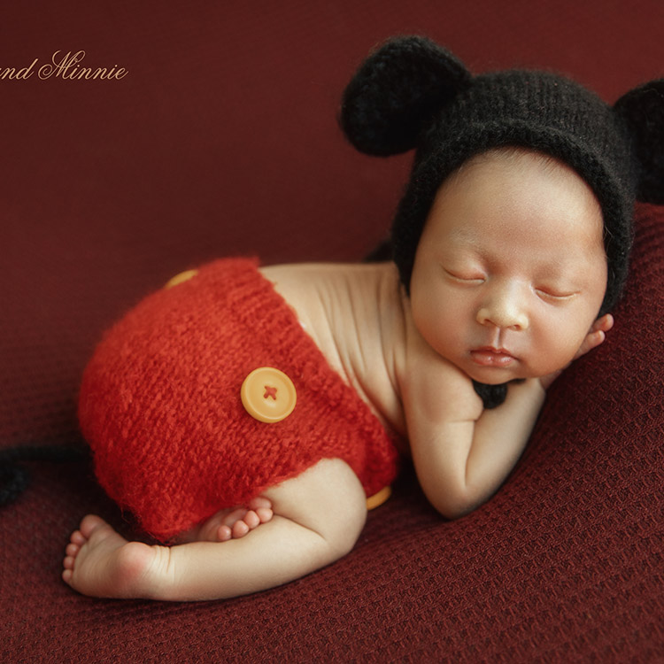 米奇米妮_成都新生儿摄影