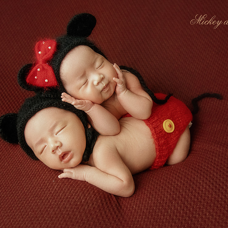 米奇米妮_成都新生儿摄影