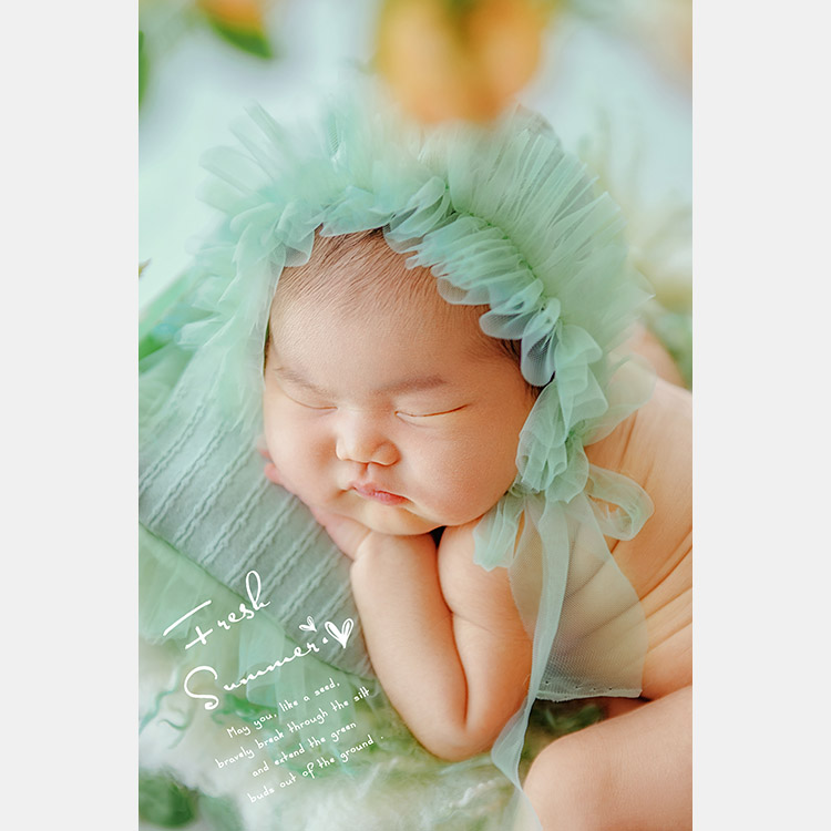 清晰怡夏_成都新生儿宝宝照