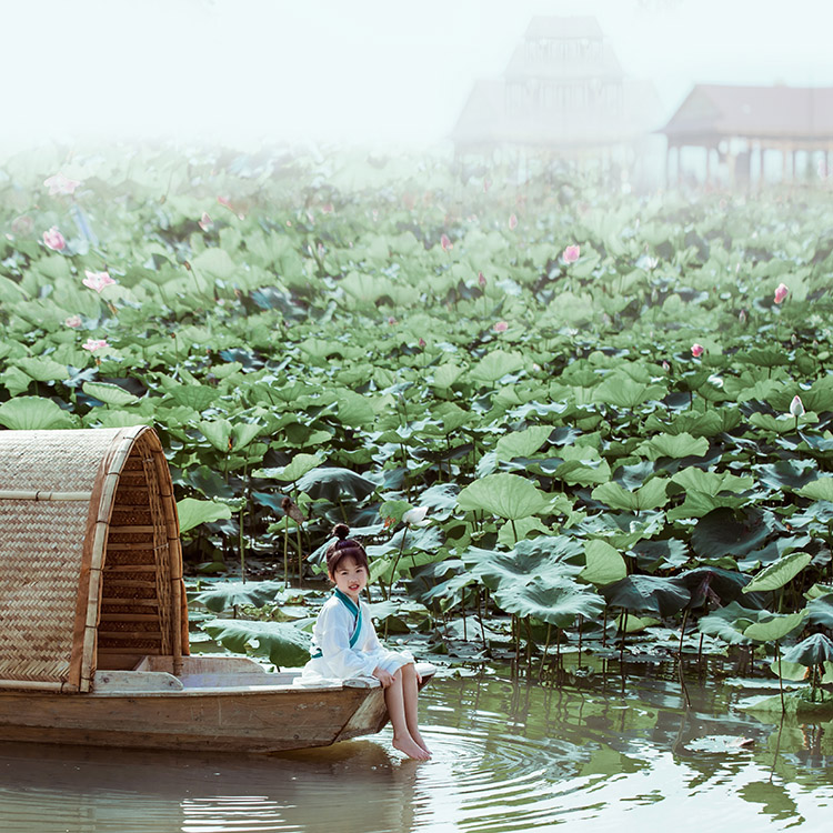 采莲归_成都宝宝古装照