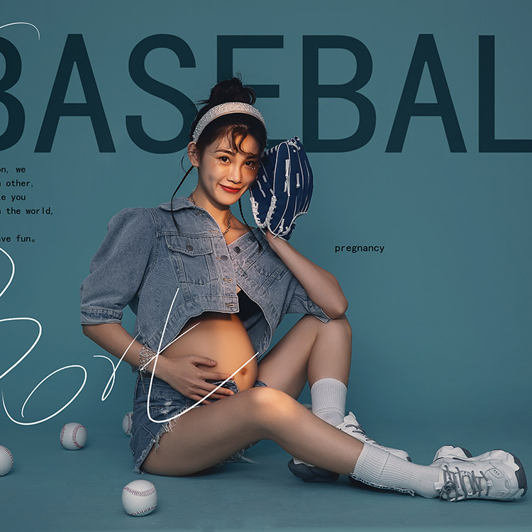 棒球 “孕”动 _成都孕妇照_轻奢馆