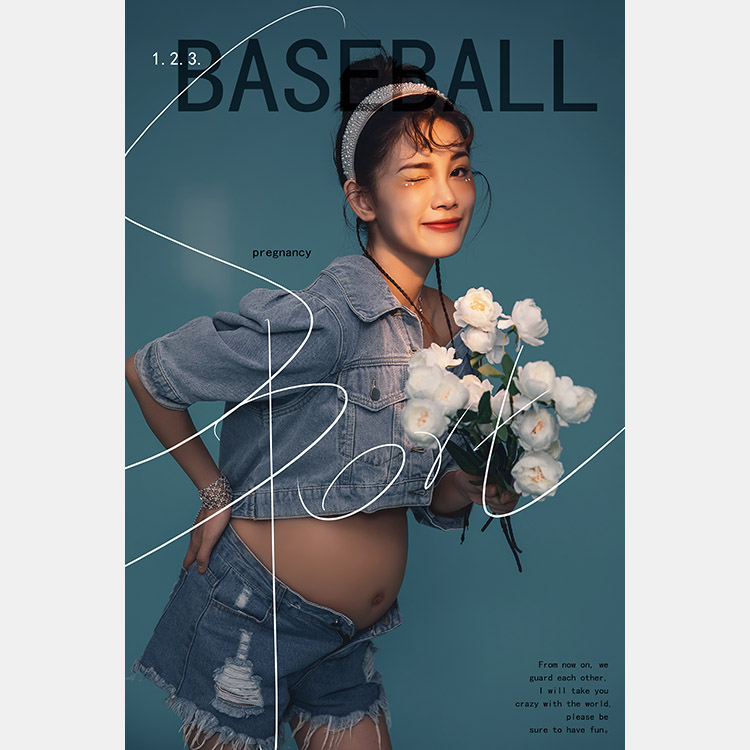 棒球 “孕”动 _成都孕妇照_轻奢馆