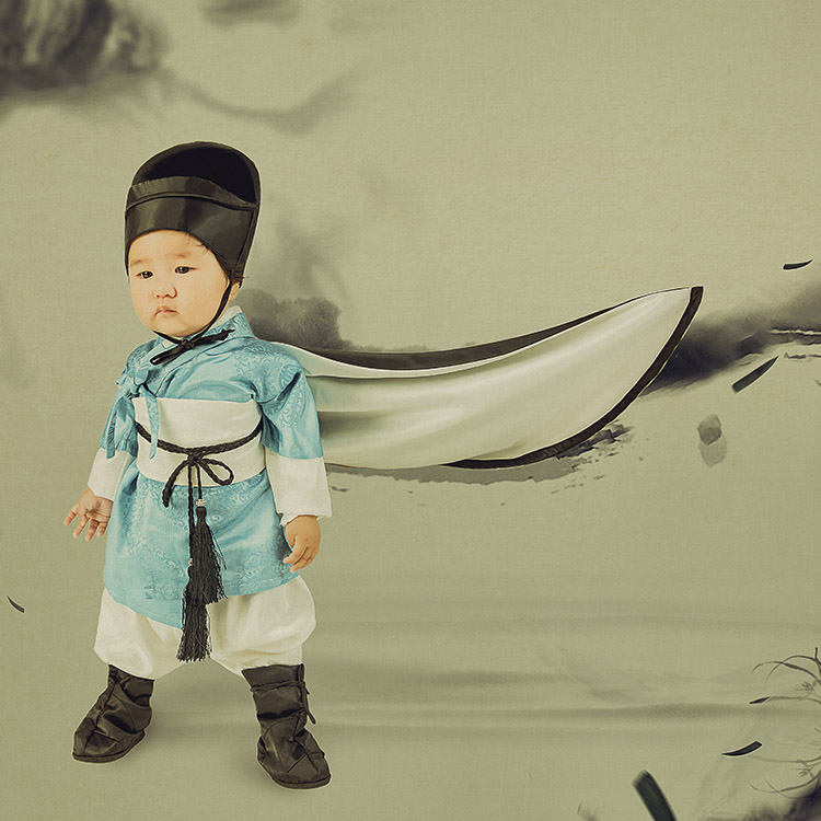 飞鱼瞻_成都宝宝周岁照古装照