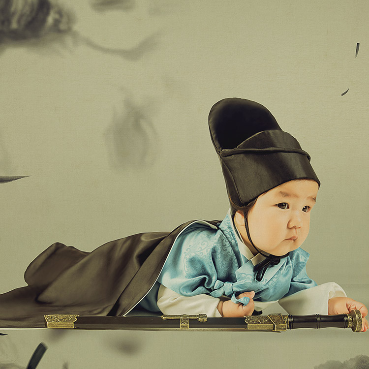 飞鱼瞻_成都宝宝周岁照古装照