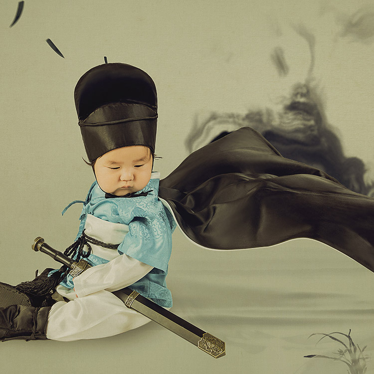 飞鱼瞻_成都宝宝周岁照古装照