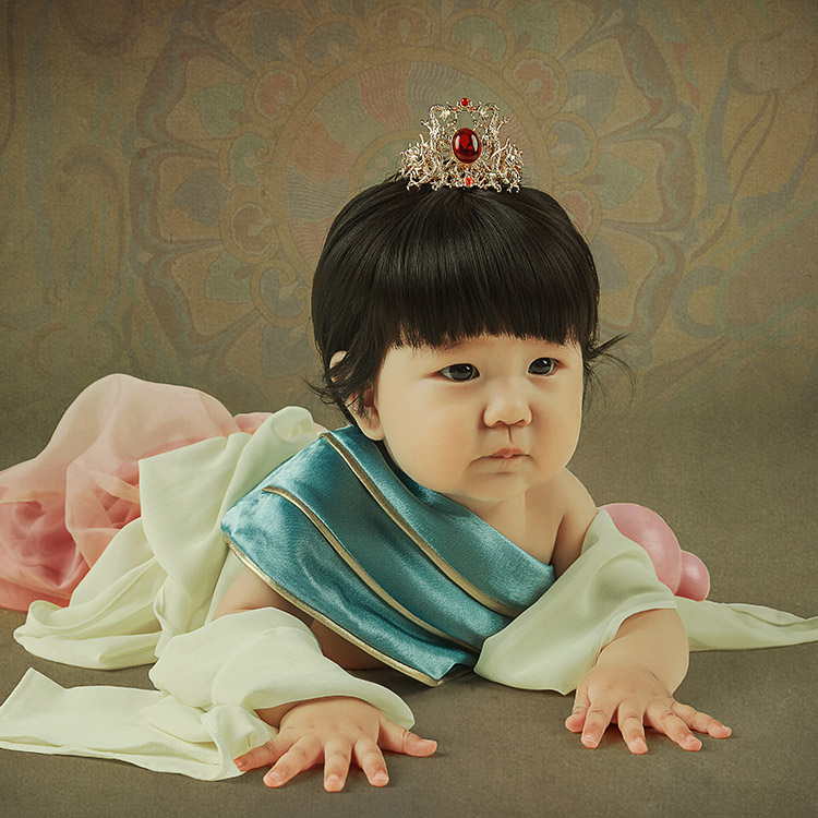 小童女_成都古装宝宝照