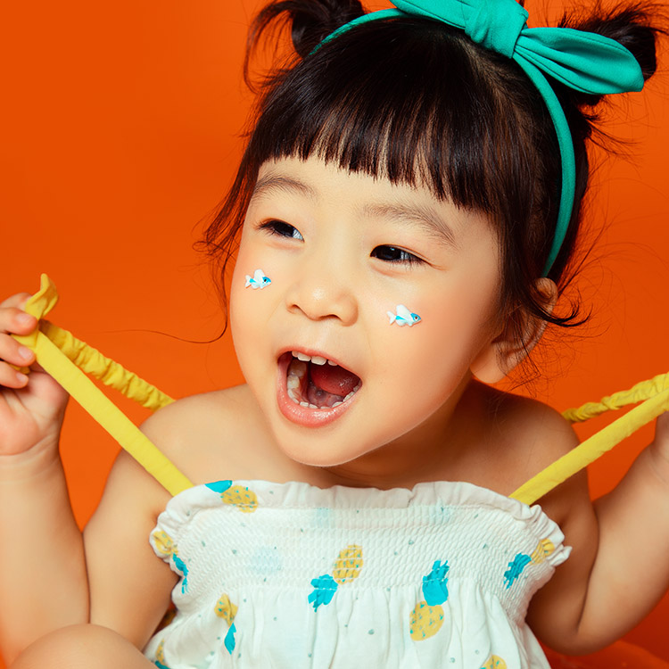 桔子冰茶_成都宝宝照儿童照