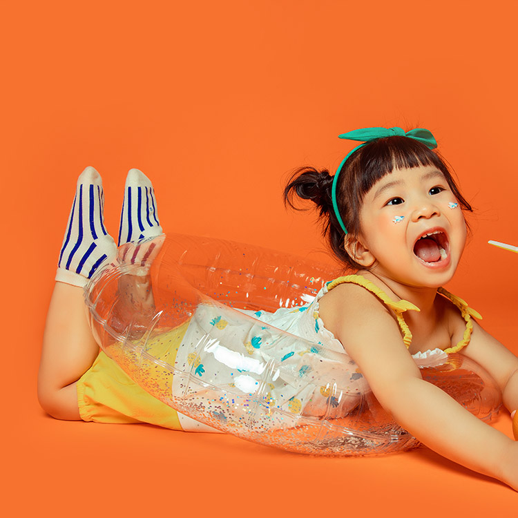 桔子冰茶_成都宝宝照儿童照